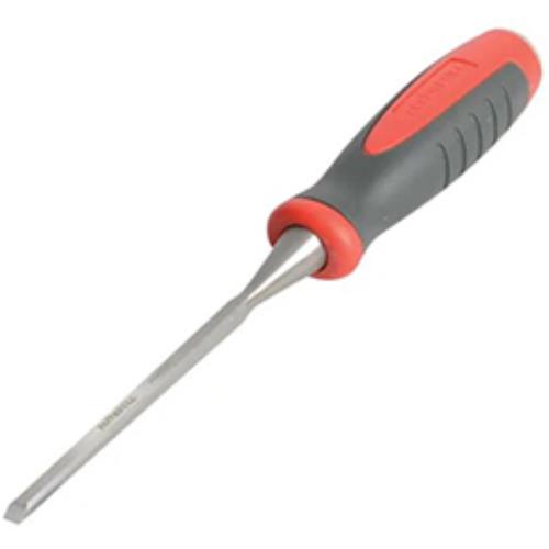 Faithfull Bevel Edge Chisel Red Soft Grip 6mm