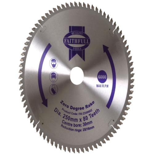 Faithfull Circular Saw Blade 250 X 16/25/30mm