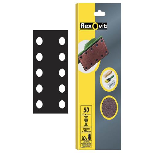 Flexovit 1/2 Sanding Sheets Fine 120 Grit