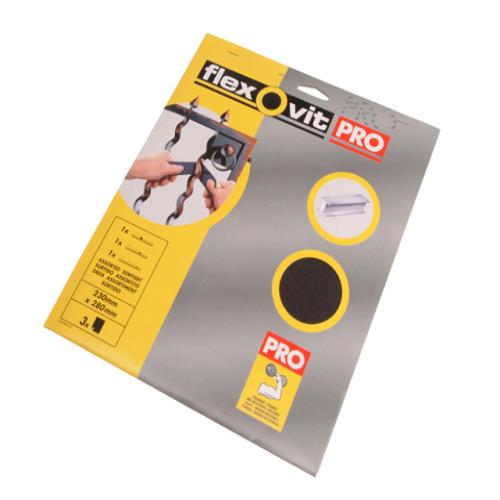 Flexovit Emery Cloth Sanding Sheet Fine 120g