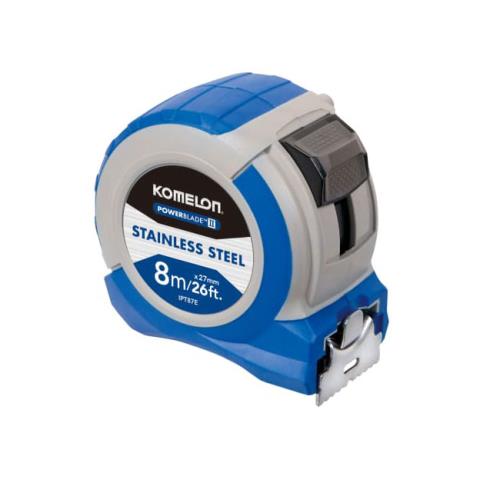 Komelon S/steel Powerblade Tape 8m/26ft
