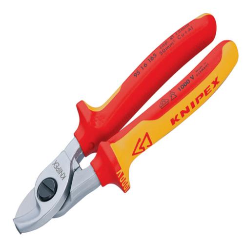 Knipex Cable Shears Vde Certified Grip 165mm