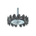 Lessmann Knotted Wheel Brush + Shank 75x8mm