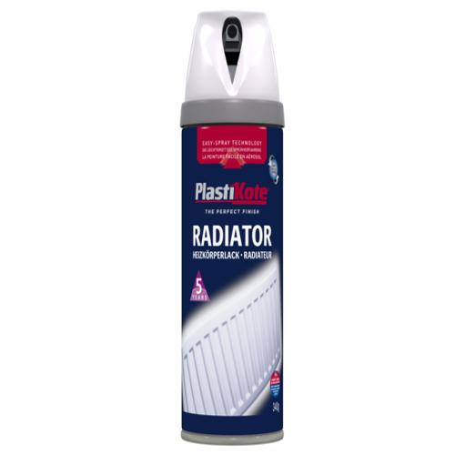 Plasti-kote Radiator Gloss White 400ml