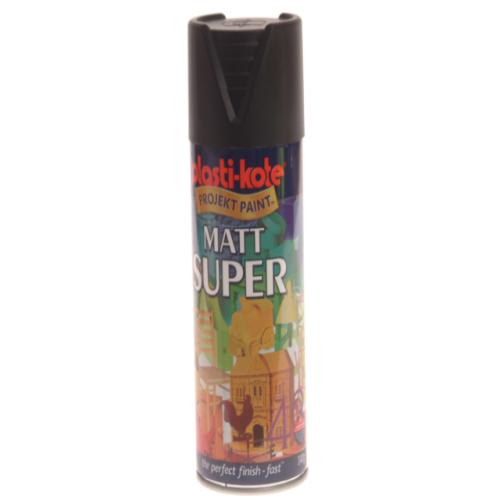 Plasti-kote Super Matt Black 400ml