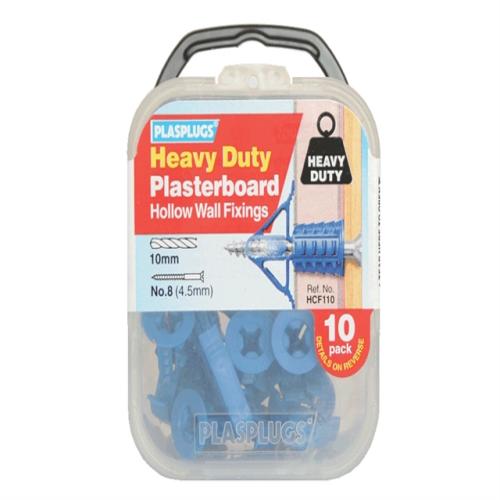 Plasplugs Hcf110 Plasterboard Fixings Pk10