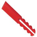 Rawlplug Red Plastic Plugs Screw 10xcard 100