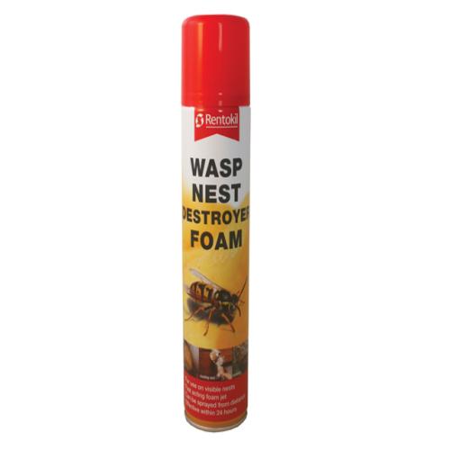 Rentokil Wasp Destroy Foam Aerosol 300ml