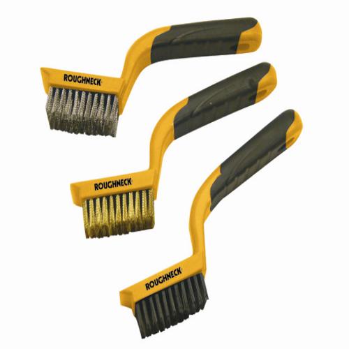 Roughneck Wide Brush Set Of 3 Soft Grip