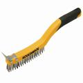 Roughneck Brass Wire Brush Soft-grip 355mm