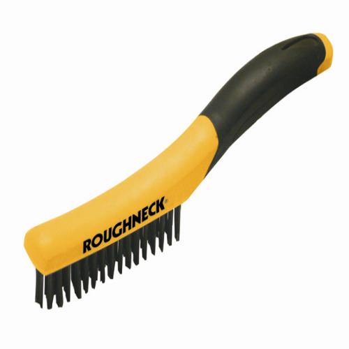 Roughneck Shoe Handle Wire Brush Soft-grip 25
