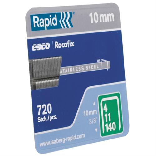Rapid 140/12 12mm Galvanised Staples Box 2000