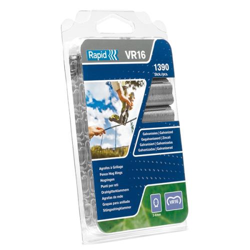 Rapid Vr16 Fence Hog Rings Pack 1390 Galvanis