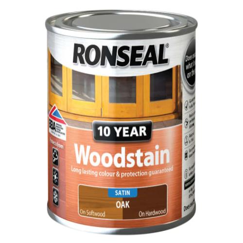 Ronseal 10 Year Woodstain Oak 250ml
