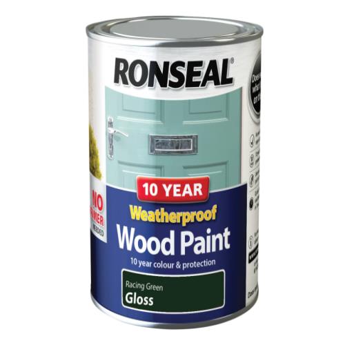 Ronseal 10 Year Weatherproof Wood Paint Racin