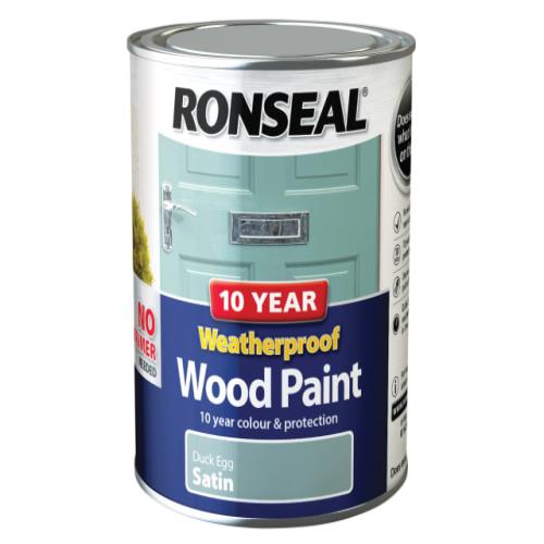 Ronseal 10 Year Weatherproof Wood Paint Duck