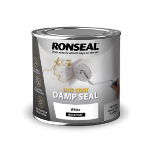 Ronseal One Coat Damp Seal White 750ml