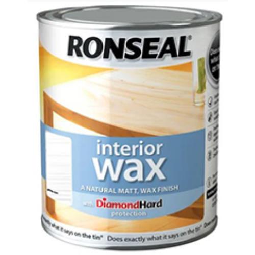 Ronseal Interior Wax White Ash 750ml