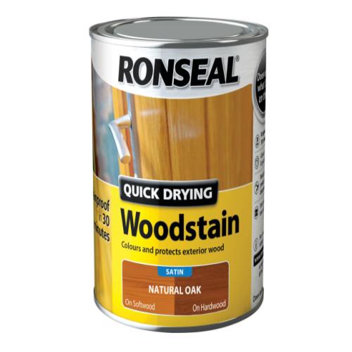 Ronseal Quick Drying Woodstain Satin Natural