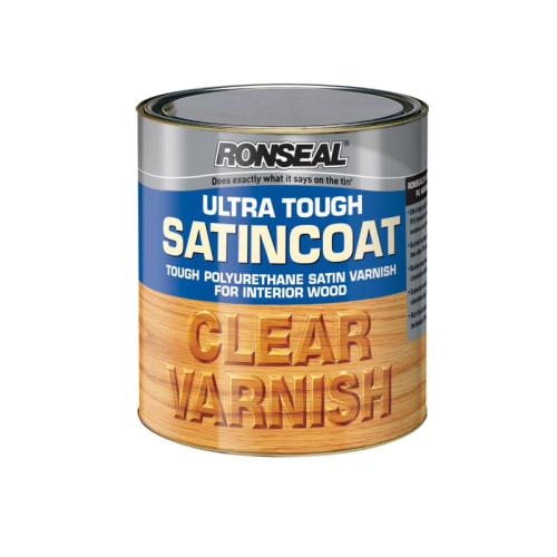 Ronseal Inside Clear Satincoat Varnish 250ml