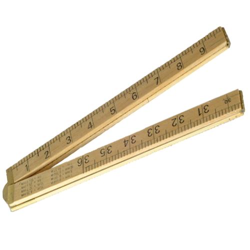 R.s.t. Wooden 4 Fold Rule 1m / 39in