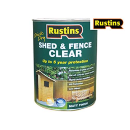 Rustins Quick Dry Shed Fence Clear Protector