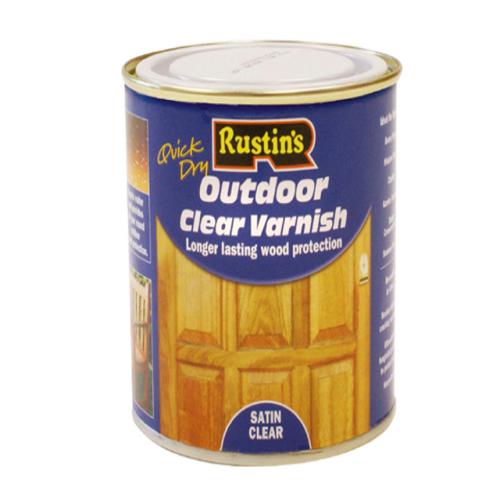 Rustins Exterior Varnish Satin 250ml