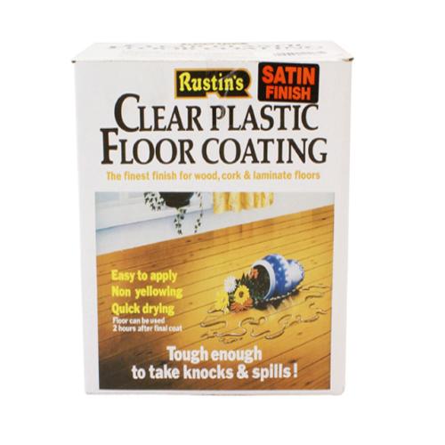 Rustins Plastic Floor Coating Kit Satin 1l
