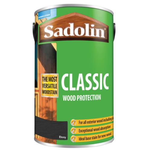 Sadolin Classic Wood Protection Ebony 5 Litre
