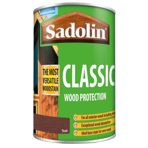 Sadolin Classic Wood Protection Teak 1 Litre