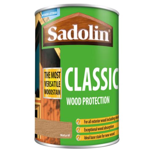 Sadolin Classic Wood Protection Natural 1 Lit