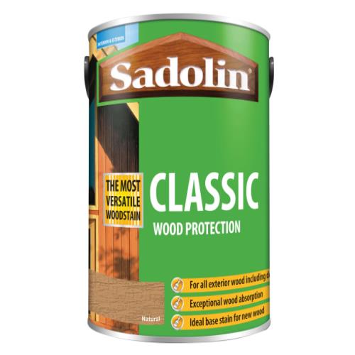 Sadolin Classic Wood Protection Natural 5 Lit