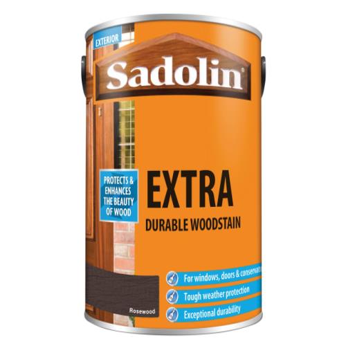 Sadolin Extra Durable Woodstain Rosewood 5 Li