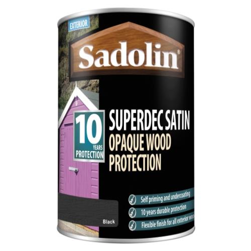 Sadolin Superdec Opaque Wood Protection Black