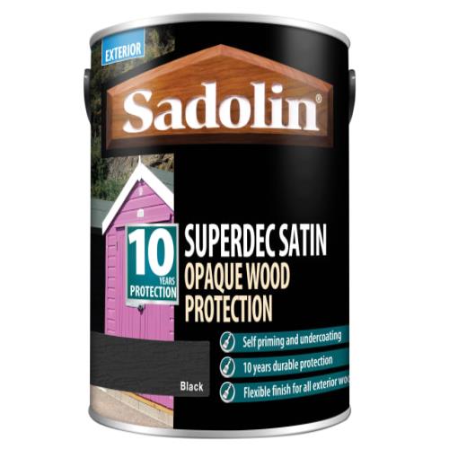 Sadolin Superdec Opaque Wood Protection Black