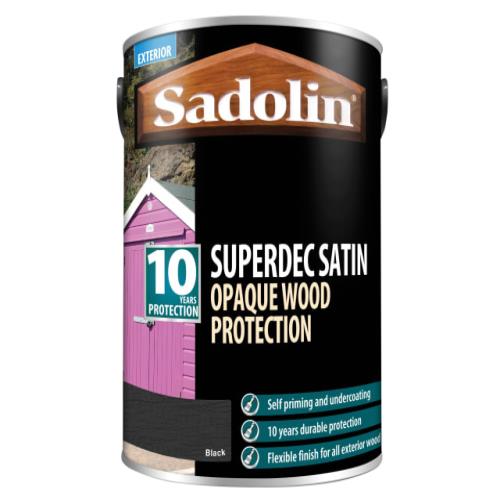 Sadolin Superdec Opaque Wood Protection Black