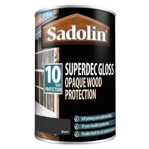 Sadolin Superdec Opaque Wood Protection Black