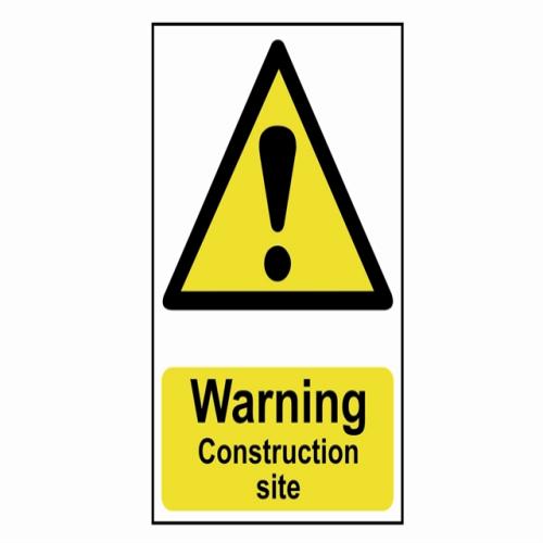 Scan Warning Construction Site