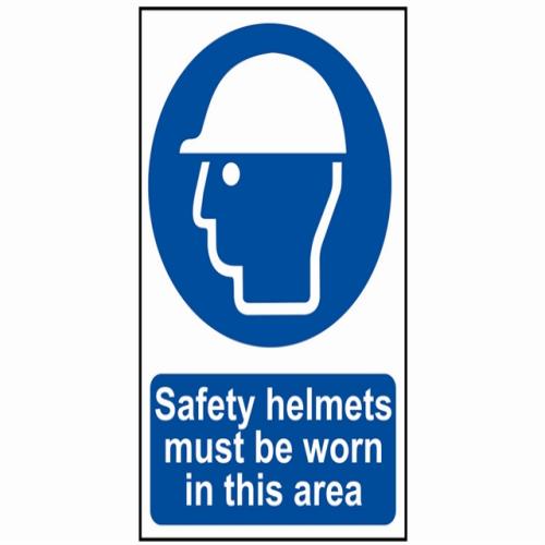 Scan Safety Helmets Must Be Worn In This Area
