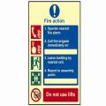 Scan Fire Action Procedure - Photoluminescent