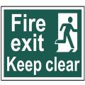 Scan Fire Exit Keep Clear