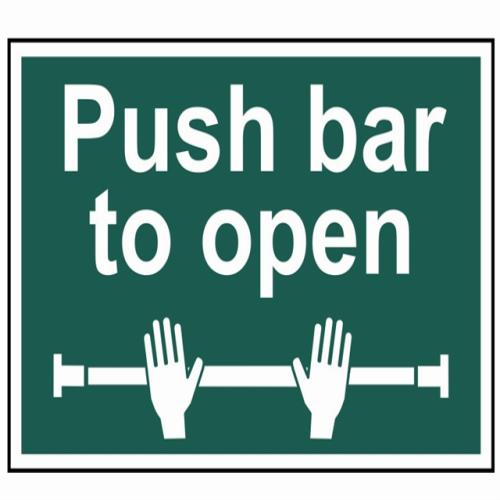 Scan Push Bar To Open