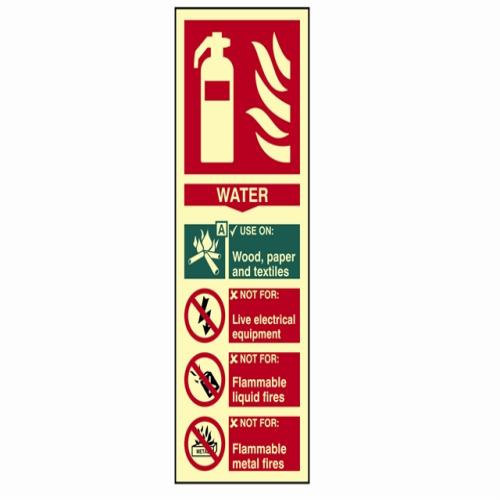 Scan Fire Extinguisher Composite Water