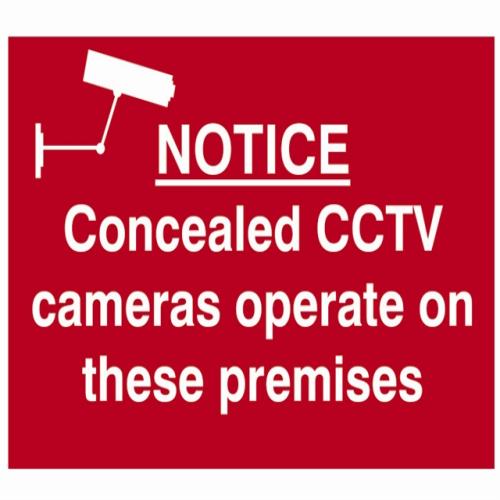 Scan Notice Concealed Cctv Cameras Operate