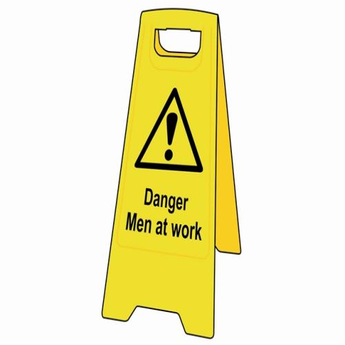 Scan Danger Men At Work Heavy-duty A Board