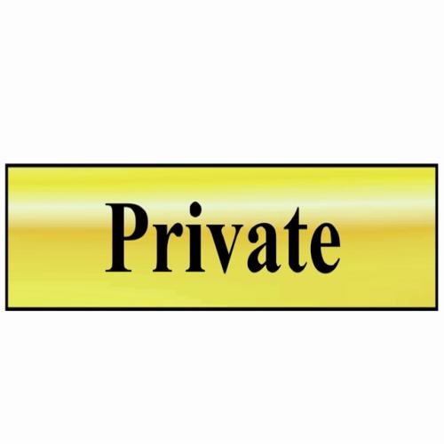 Scan Private - Polished Brass Effect