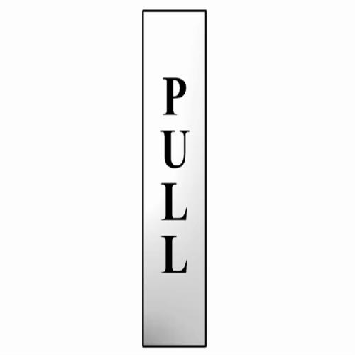 Scan Pull Vertical - Polished Chrome Effect