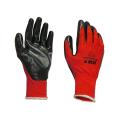 Scan Palm Dipped Black Nitrile Glove Large