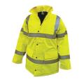Scan Hi-vis Motorway Jacket Yellow Large