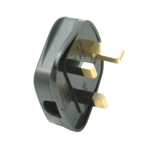 Smj 13 Amp Fused Plug (trade Pack Of 20)black